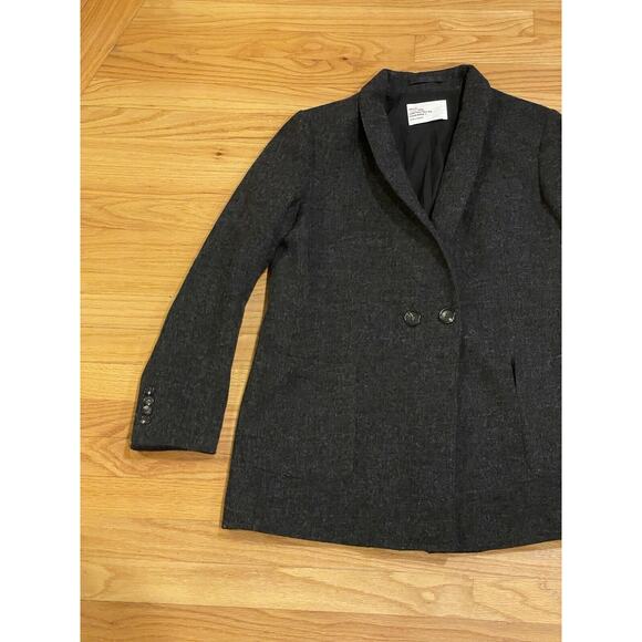 Leon & Harper Women’s Gray Button Closure Coat Blazer Large - Picture 3 of 10